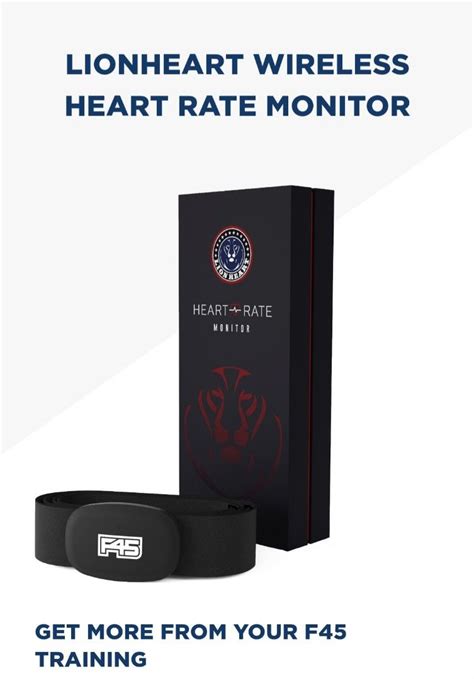 f45 lionheart|f45 heart rate monitor price.